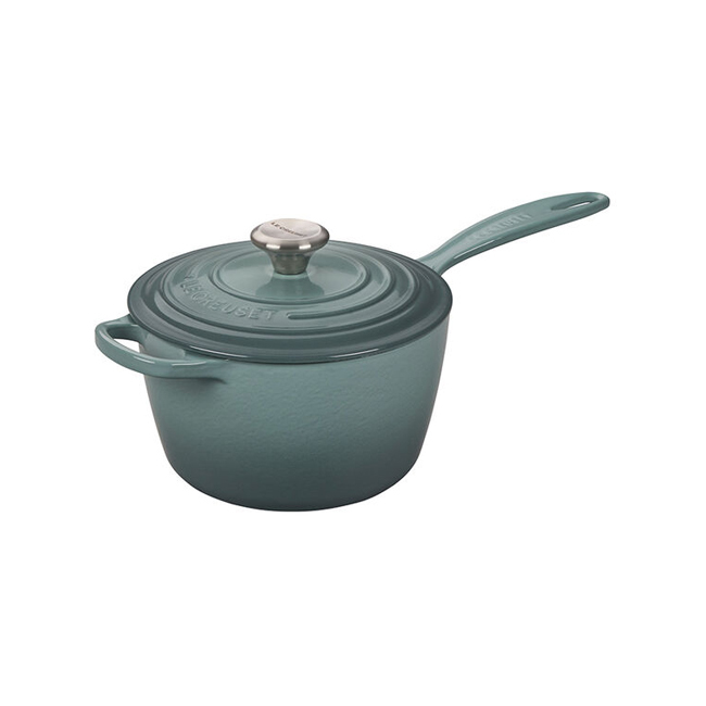 Le Creuset Signature 1.75 Qt Saucepan | Sea Salt