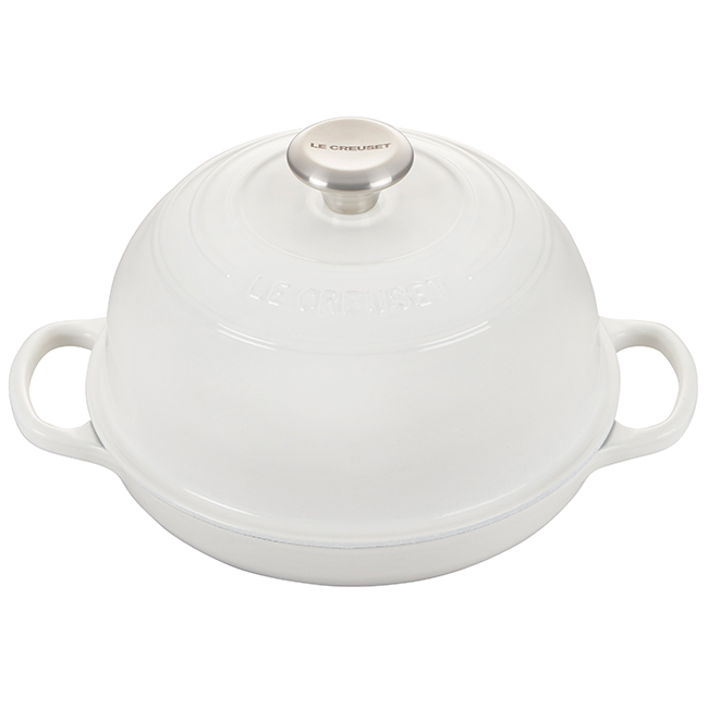 Le Creuset Signature Cast Iron Bread Oven - White