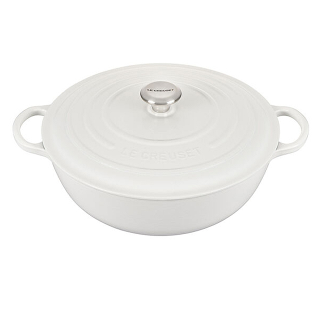 Le Creuset Signature 7.5 Qt Round Chef’s Oven | White