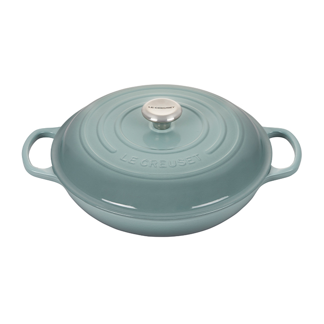 Le Creuset Signature 3.5 Qt. Braiser | Sea Salt