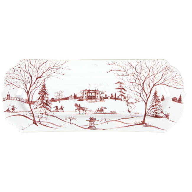 Juliska Country Estate Winter Frolic Hostess Tray