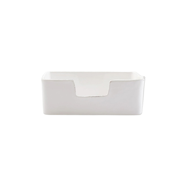 Vietri Melamine Lastra White Guest Towel Holder