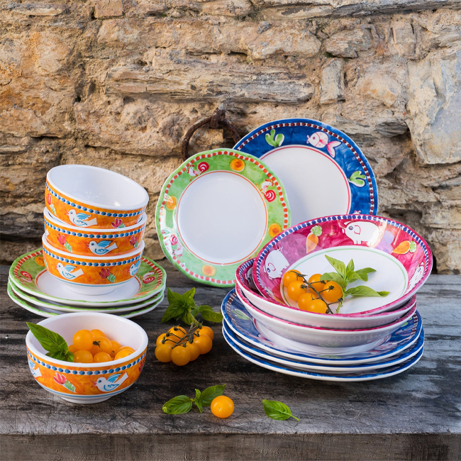 Vietri Campagna Melamine Dinner Plate | Porco lifestyle