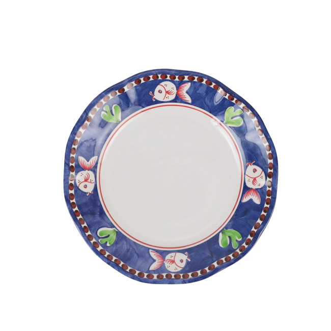 Vietri Campagna Melamine Salad Plate | Pesce