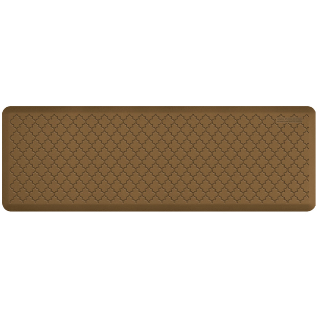 WellnessMats Trellis Collection 6X2 Mat | Tan