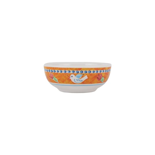 Vietri Campagna Melamine Olive Oil Bowl | Uccello - side