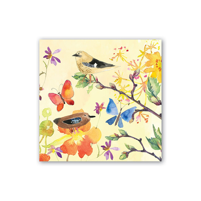 Michel Design Works Birds & Butterflies Cocktail Napkins