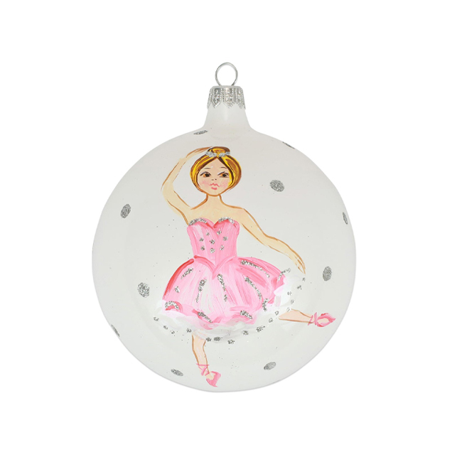 Vietri Nutcrackers Plum Fairy Ornament - Front