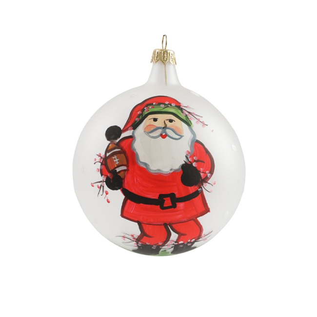 Vietri Old St. Nick Football Ornament