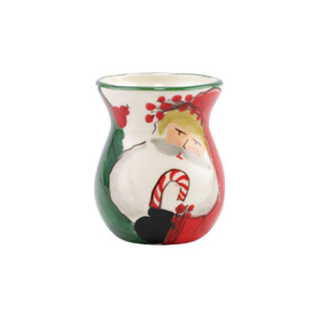 Vietri Old St. Nick Bud Vase