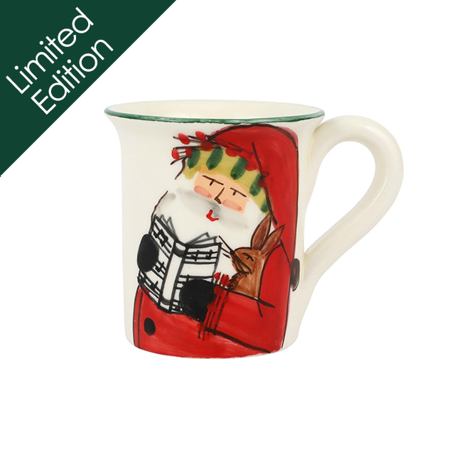 Vietri Old St. Nick 2023 Limited Edition Mug