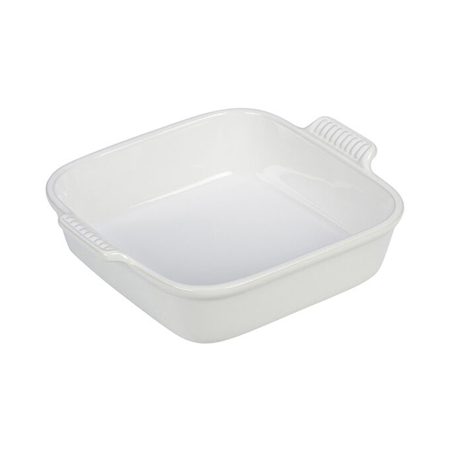 Le Creuset Heritage 9” x 9” Square Baking Dish | White