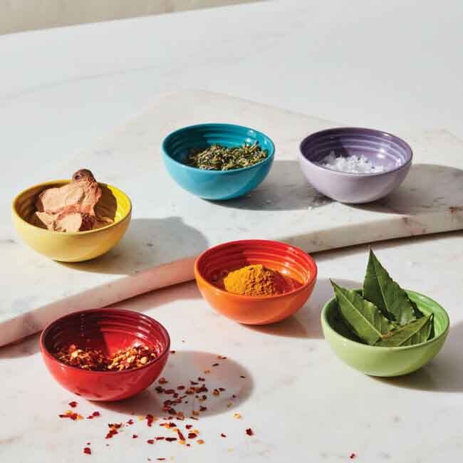 Le Creuset Pinch Bowls, Set of 6