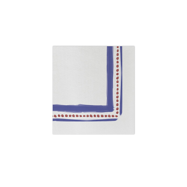 Vietri Papersoft Napkins Campagna Blue Cocktail Napkins