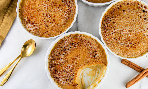 Pumpkin Spice Crème Brûlée