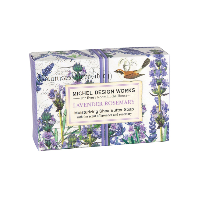 Michel Design Works Lavender Rosemary Boxed Single Bar Soap