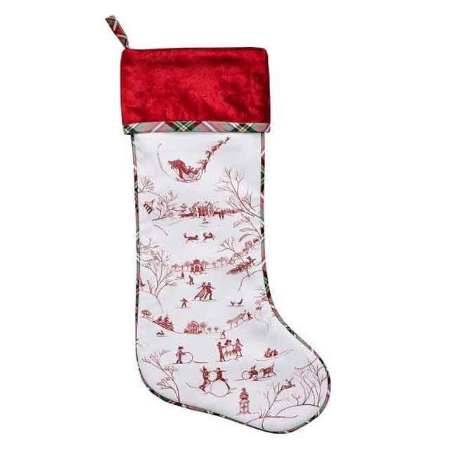 Juliska Country Estate Winter Frolic Ruby Stocking