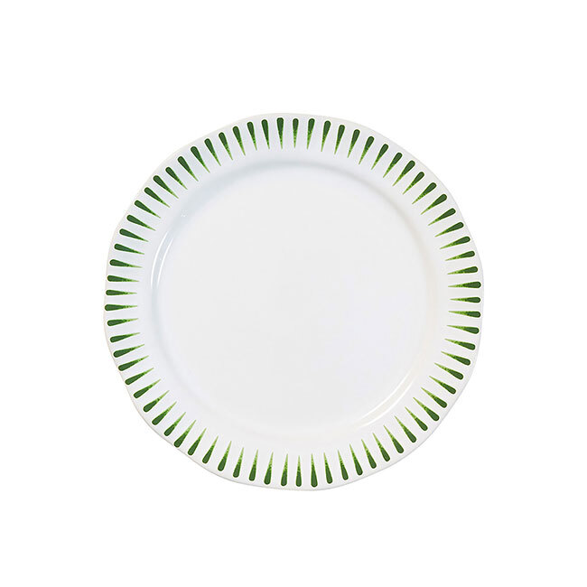 Juliska Sitio Stripe Dessert/Salad Plate | Basil