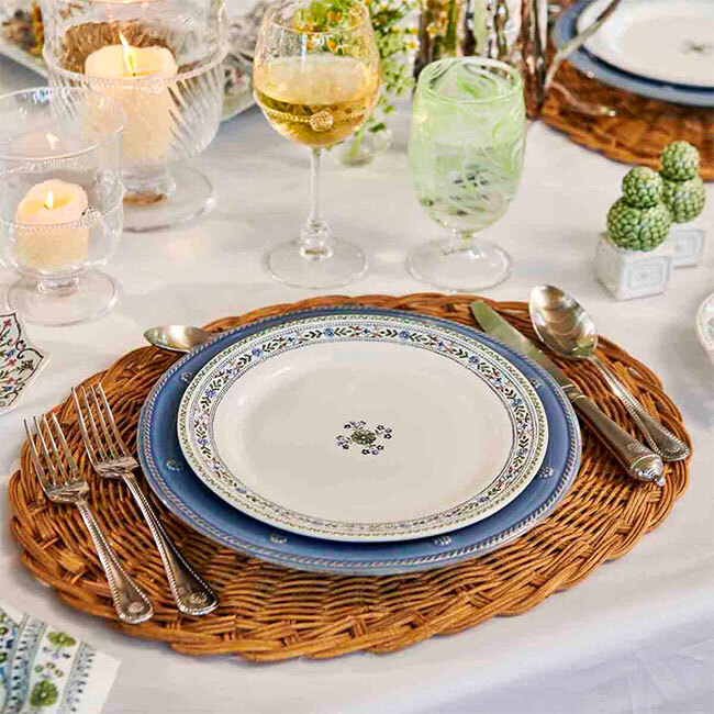 Juliska Villa Seville Dessert/Salad Plate | Chambray - Place Setting