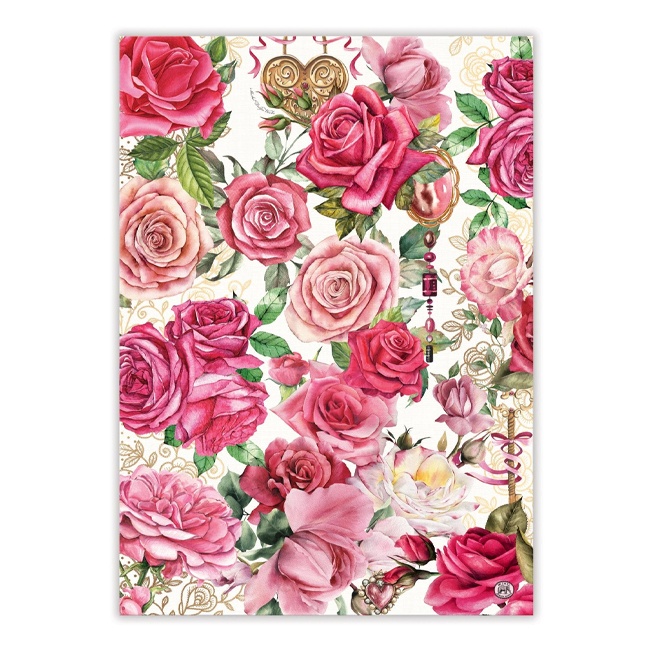 Michel Design Works Royal Rose Kitchen Towel