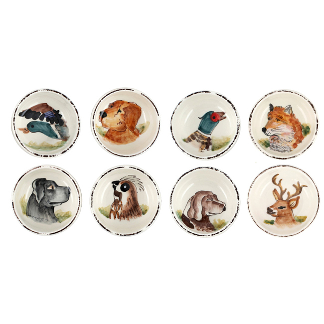 Vietri Wildlife Condiment Bowls Collection